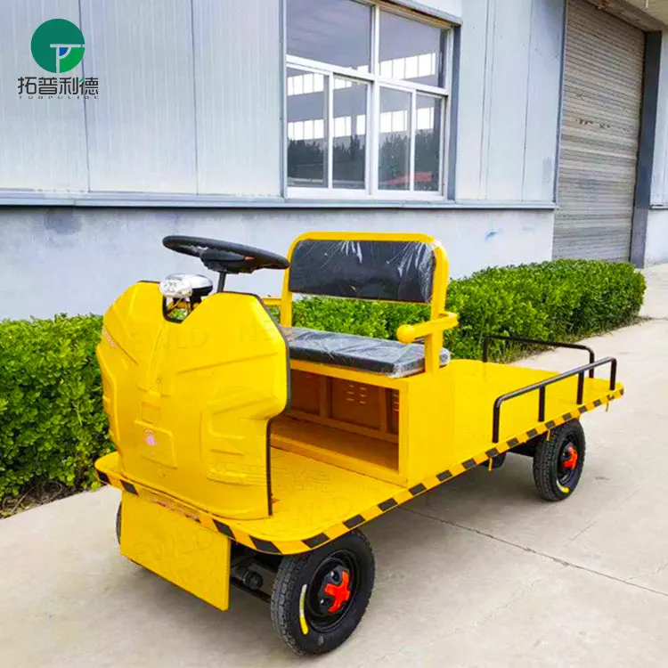 Hot Sale Platform 1600 Kg Transport Power Trolley Electric Garden Cart