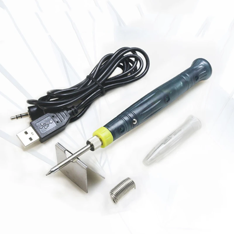 Portable Mini LED USB Electric Soldering Gun Hot Welding Iron 5V 8W Repair L3Z3 