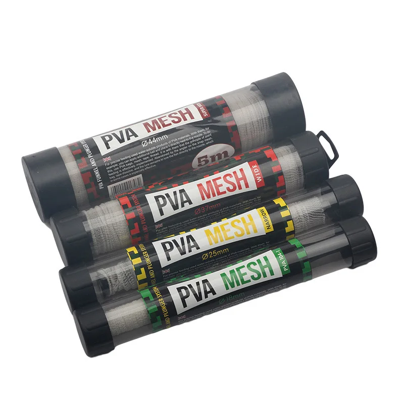 Custom Biodegradable PVA Mesh Refill Stocking Soft Plastic Crab Fishing Bait Packaging Bags