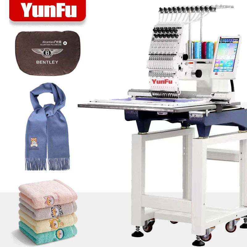 Tajima Single Head Embroidery Machine 15 Needless Automatic Sewing