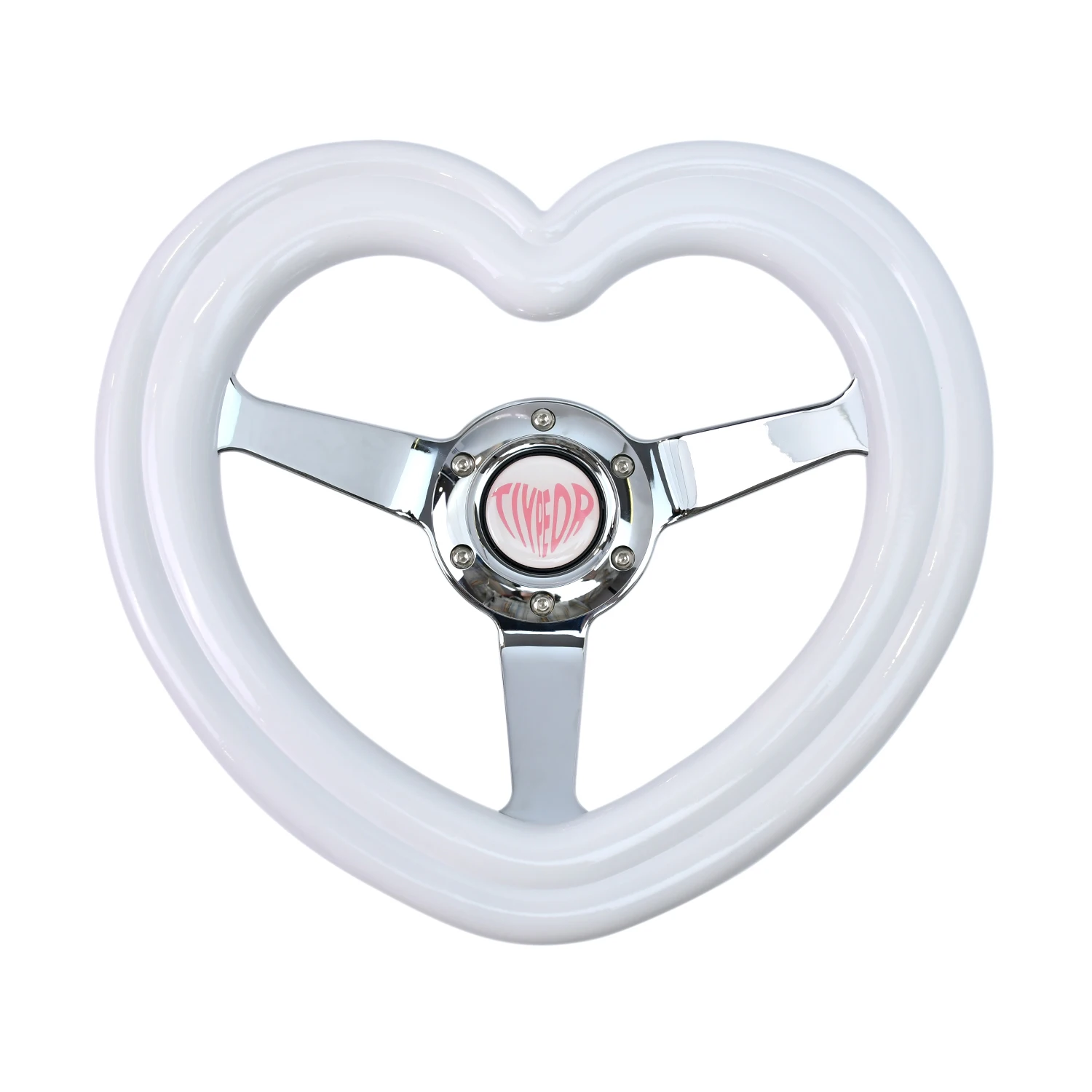 Tiypeor Exclusive Design ABS 320MM Heart Steering Wheel JDM Racing