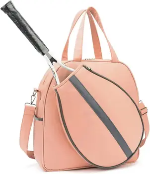 Waterproof nylon custom pingpong paddle bag sports tote gym bag tennis bag women