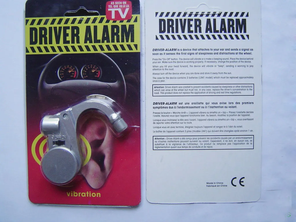 Rabusion Allarme anti-affaticamento per auto con sistema di sicurezza e monitoraggio del sonno intelligente