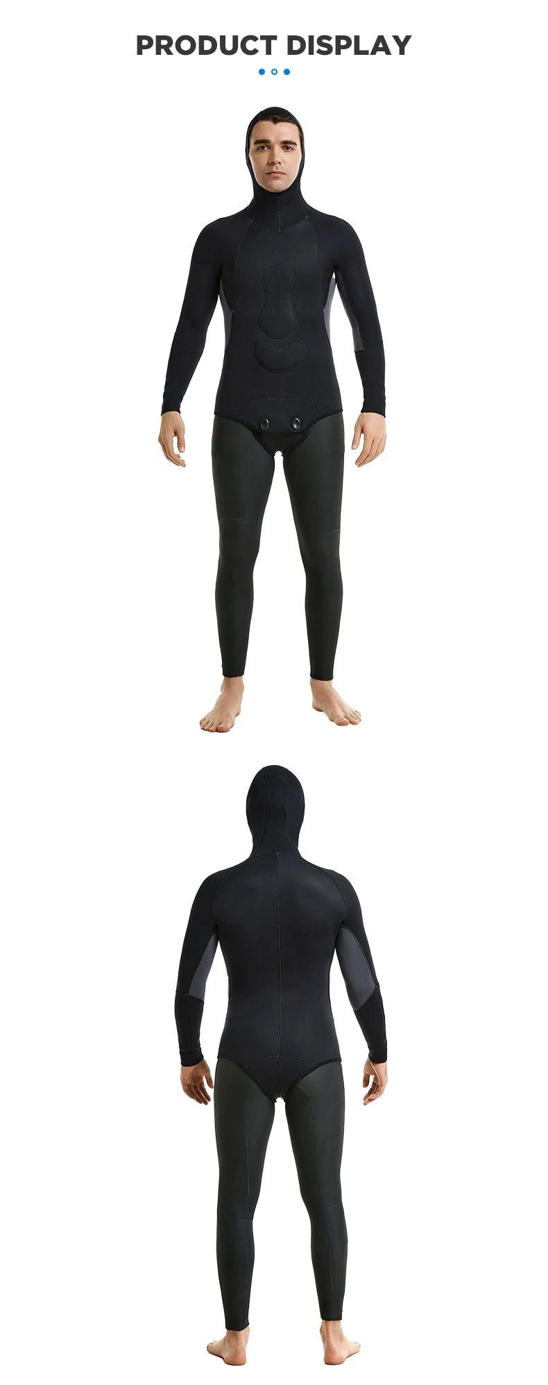 Yiheng Customized 5mm 6mm 7mm Triathlon Snorkel Scuba Diving Wet Suit