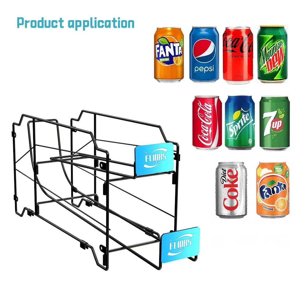 Soda Display Racks Soda Bottle Display Rack Metal Wire Countertop Beverage Can Rack Beer ...