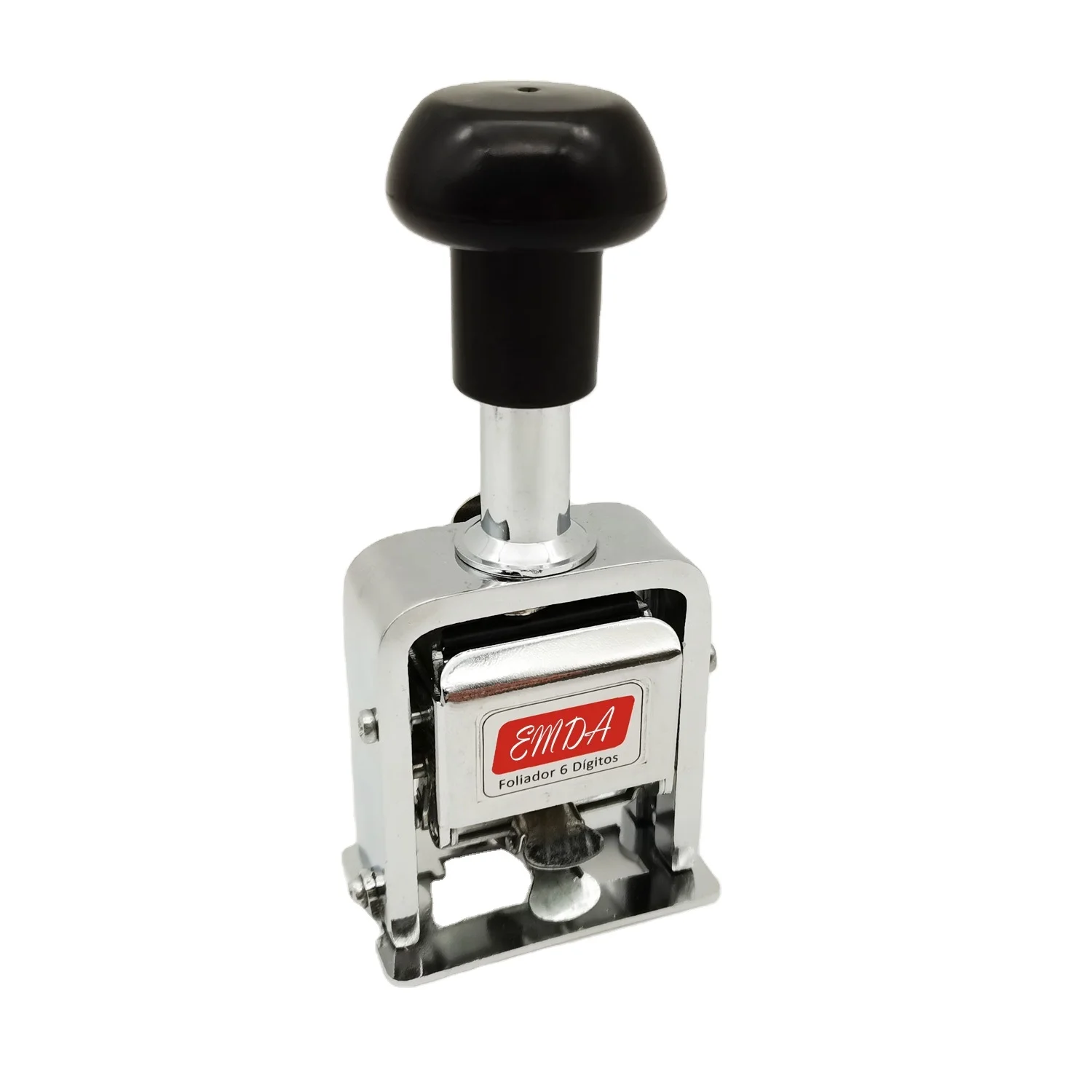 Wholesale 6 Digit Serial Number & Date Stamp Auto-inking Machine Hand Manual Page Auto Numbering for Office Use Metal Structure