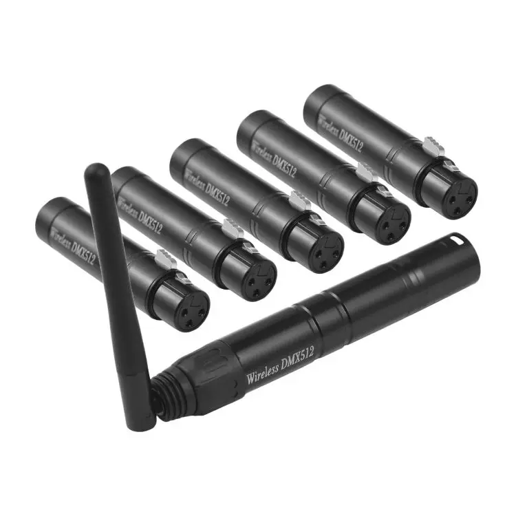 2.4GワイヤレスDMXトランスミッターレシーバーシステムDMX512信号