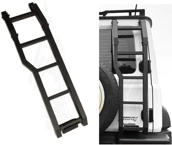 TELLIKA Jimny Accessories Aluminum Alloy Car Rear Ladder for Suzuki Jimny 2018-Later JB64 JB74 5 door