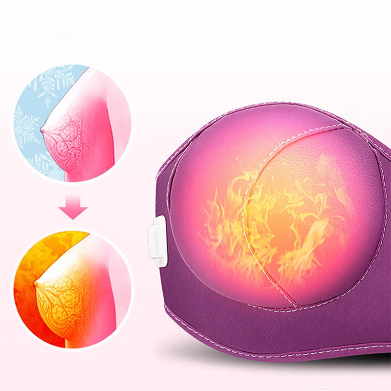 Soothing Warmth Breast Vibrating and Heated Breast Enhancement Magic Female Sexy Breast Massage Bra