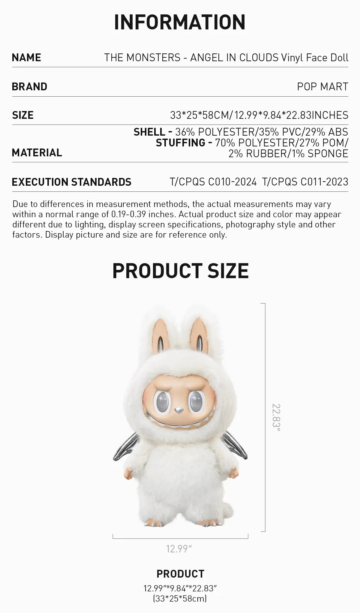 ぬいぐるみ POPMART Labubu Zimomo The Monster Angel s-l400.jpg