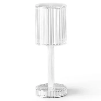 New Popular USB Charging Lamp Gatsby Wine Glass Atmosphere Touch Control Acrylic Crystal Led Table Night Light