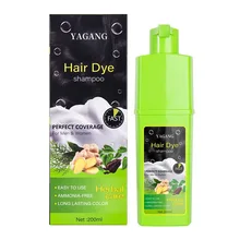 Non allergic hair dye black shampoo comb brush Hair Dye wholesale OEM/ODM black hair dye shampoo
