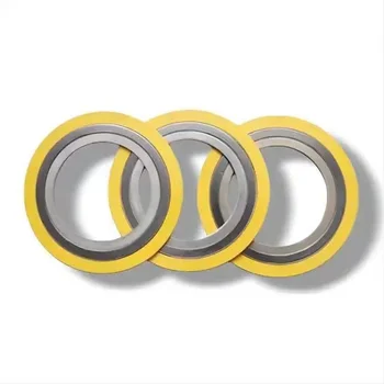 customization Strengthening the inner and outer circles ring various specifications stainless steel graphite spiral wound gasket