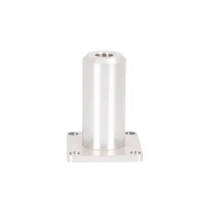 Custom CNC Machined Aluminum Alloy Linear Bearing Guide Shaft Support 3D Printer Square Extended Flange-Machining Services