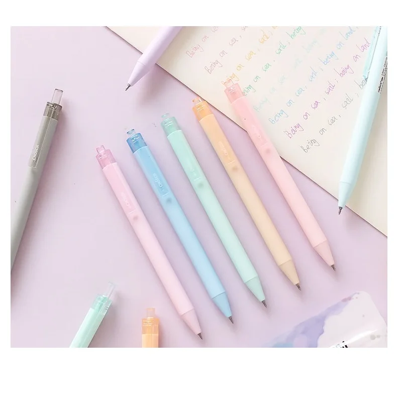 Deli Pen 50pcs Luxury Macaroon Pens for School Office Supplies Office –  AOOKMIYA