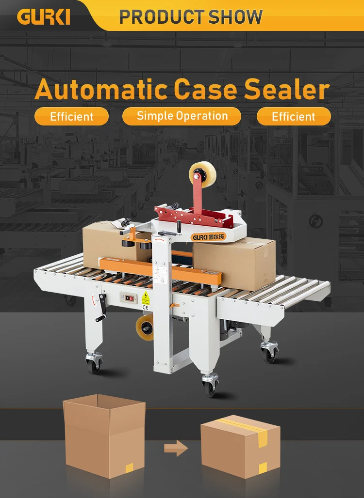 Auto Case Packaging Machine Small Box Taping Carton Sealing Machine Box