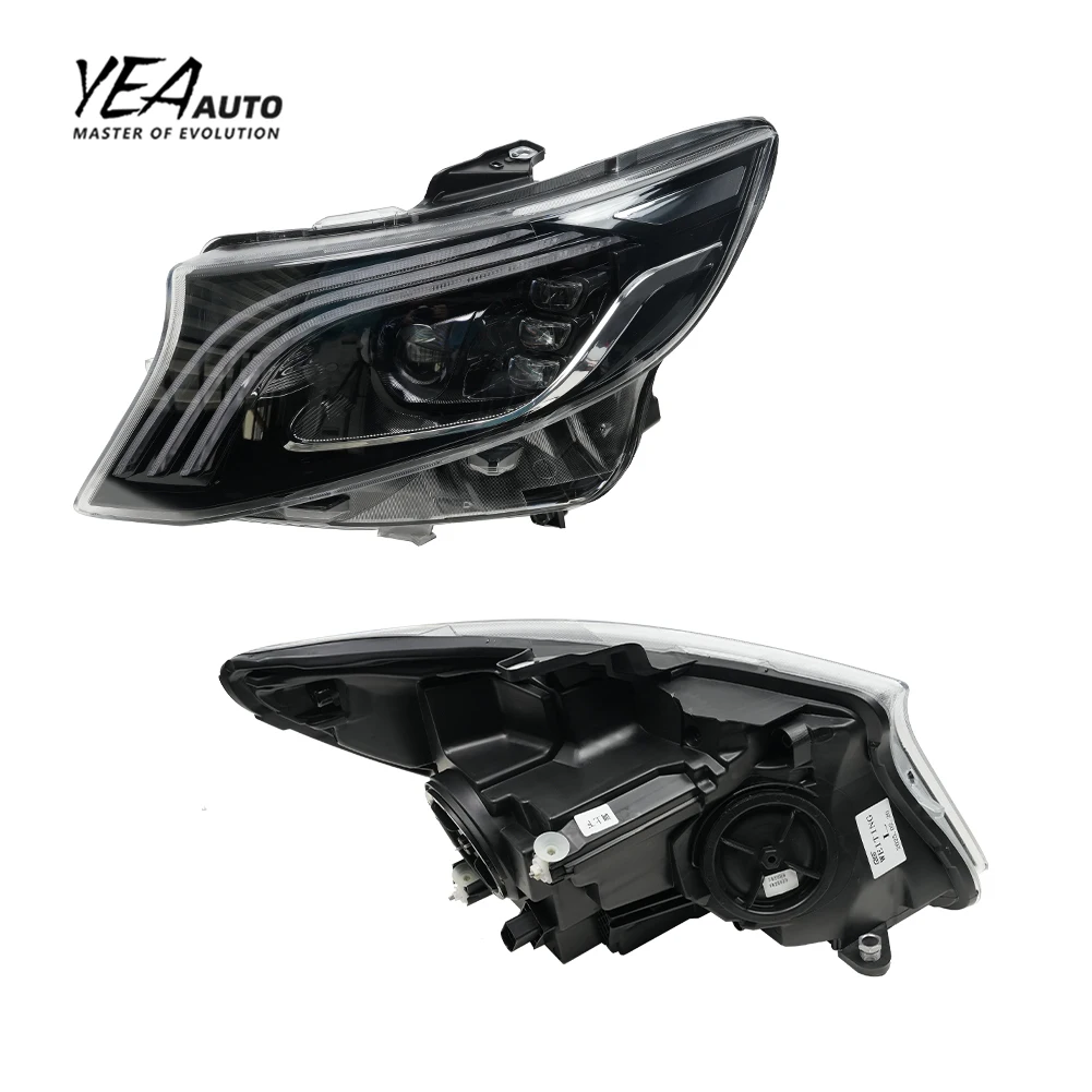 product yea upgrade to maybach style headlights w447 head light led lights for mercedes benz vito v class v260 headlight 2016 -4