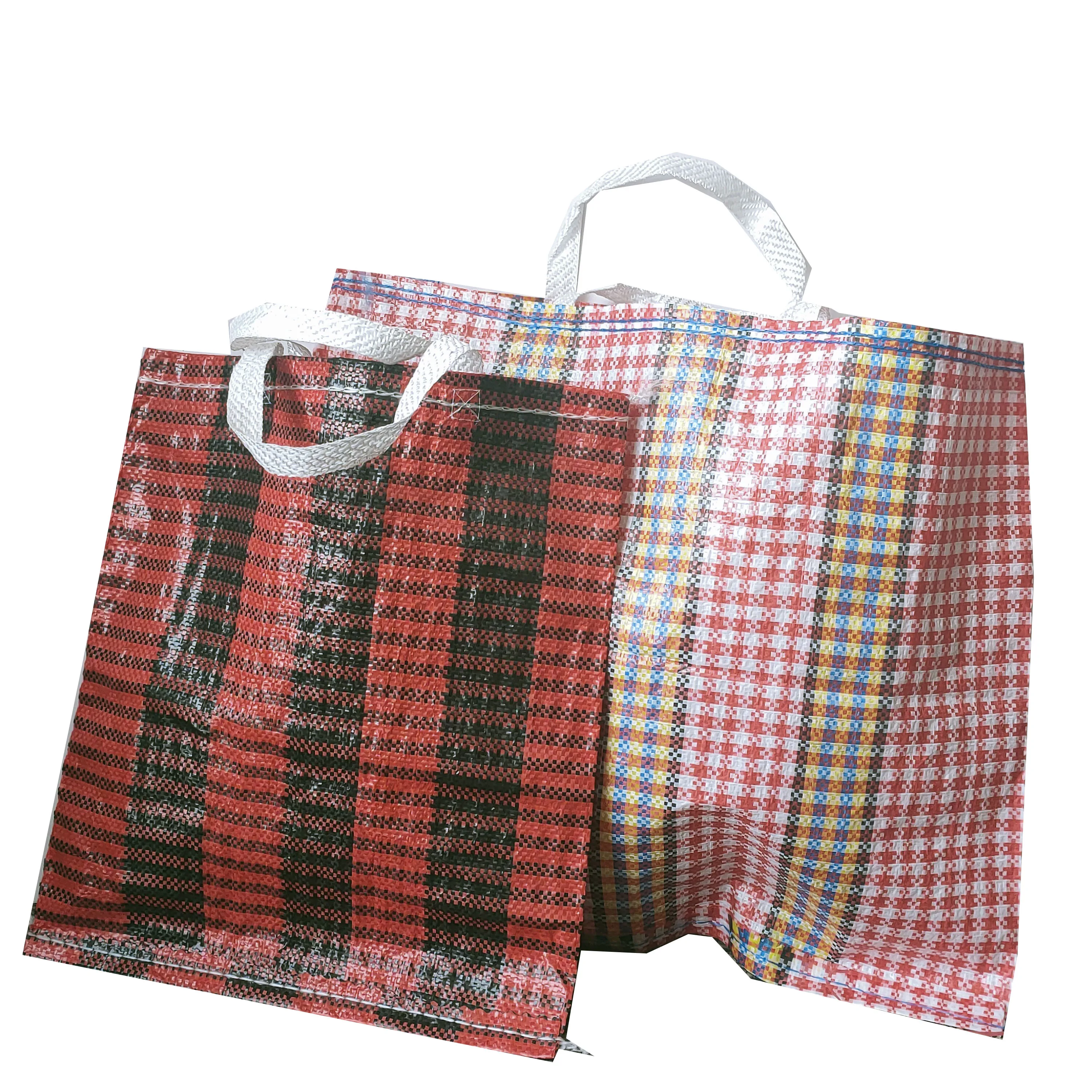 polypropylene raffia sack costal de rafia custom laminated plastic woven pp  shopping bag with printed logo