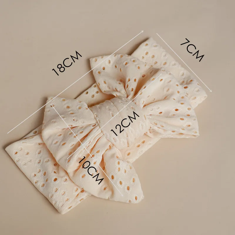 4 Fasce Per Bambine Con Fiocco - Elastiche, Per Battesimo, Compleanno, Decorazione - Foto 11