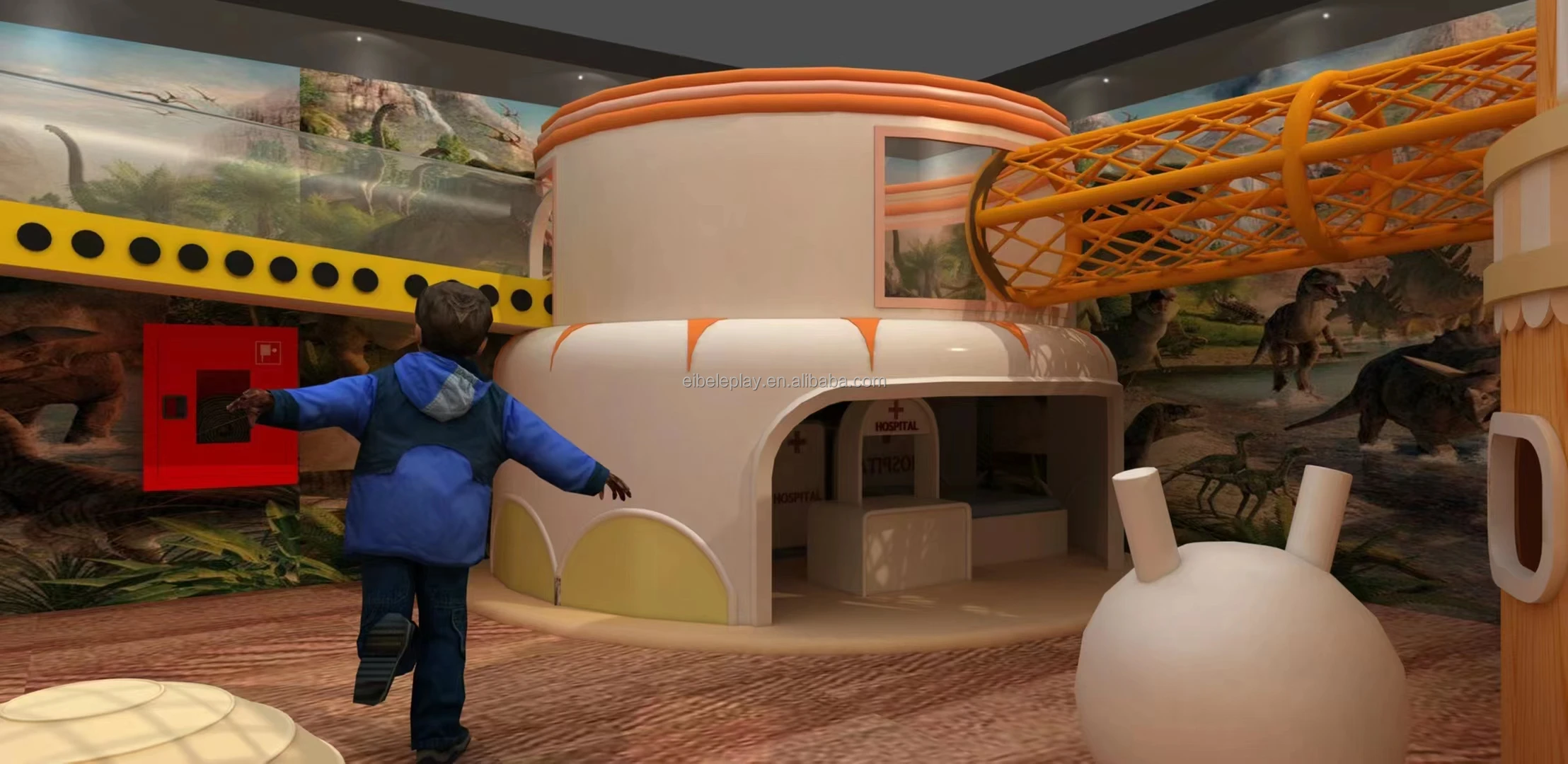Image showcasing Kids Playhouse Cafe Designs - Soft Indoor Play Area Games