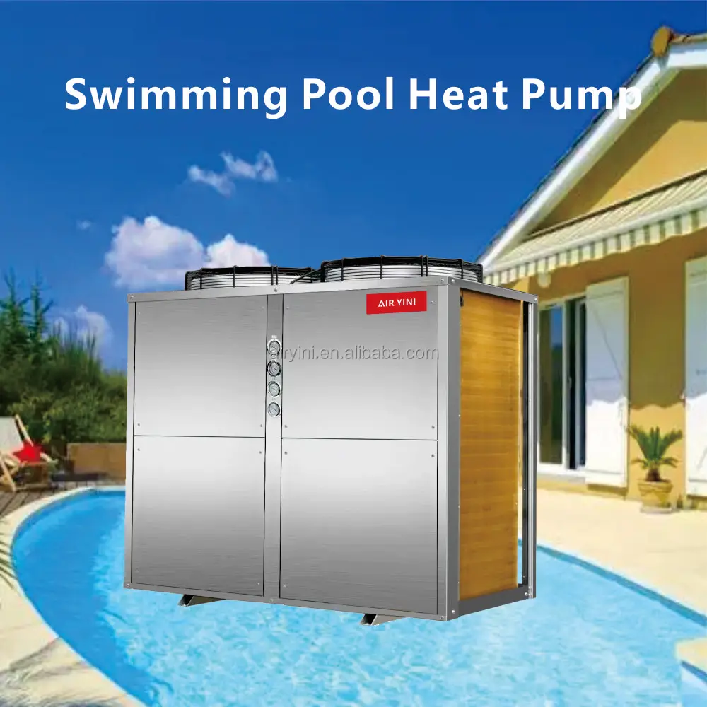 Eco Friendly Luxury Pool Pumps Reference: R32 Sus304 High Efficiency Environmentally Friendly Air Source Swimming