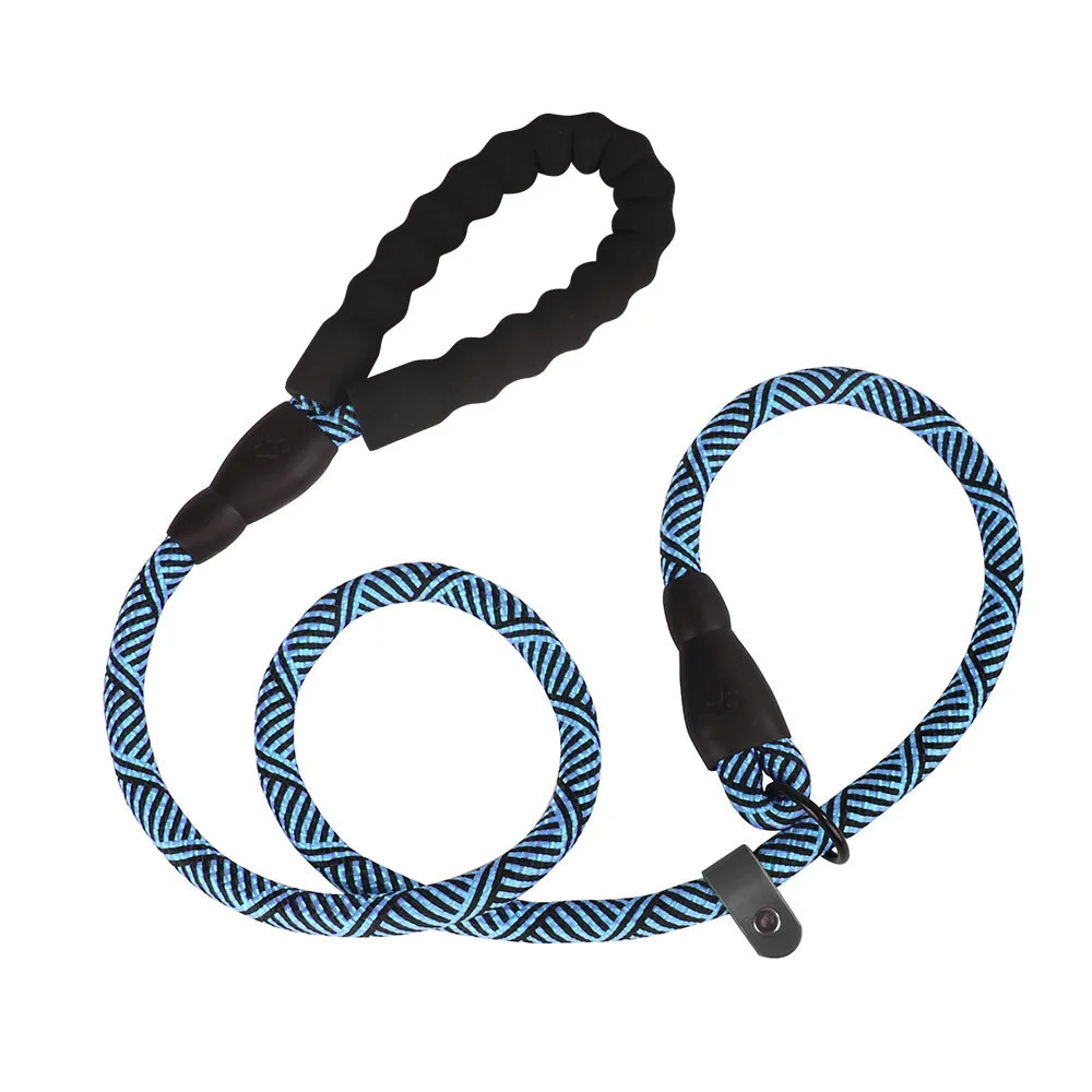 Factory Wholesale Dog Nylon Traction Rope Resistance Pull UP Chain Traction Single Dog Walking Rope Leash