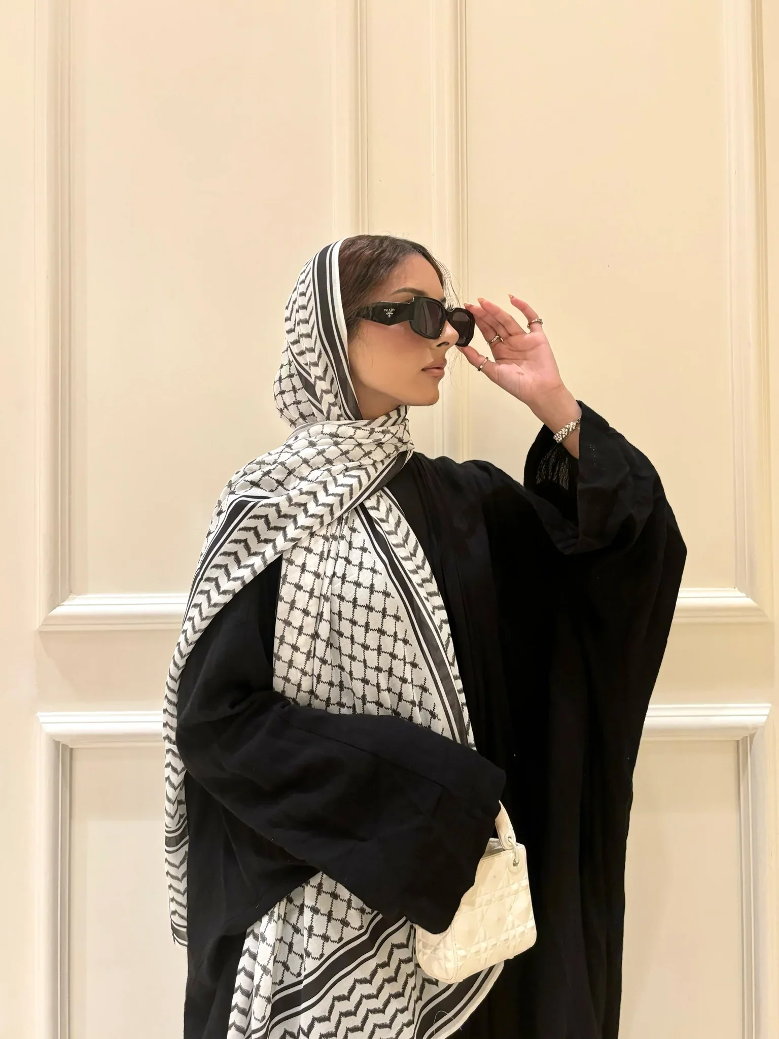 Instagram Modern Turban Hijab Style Hot Print Keffiyeh Scarf