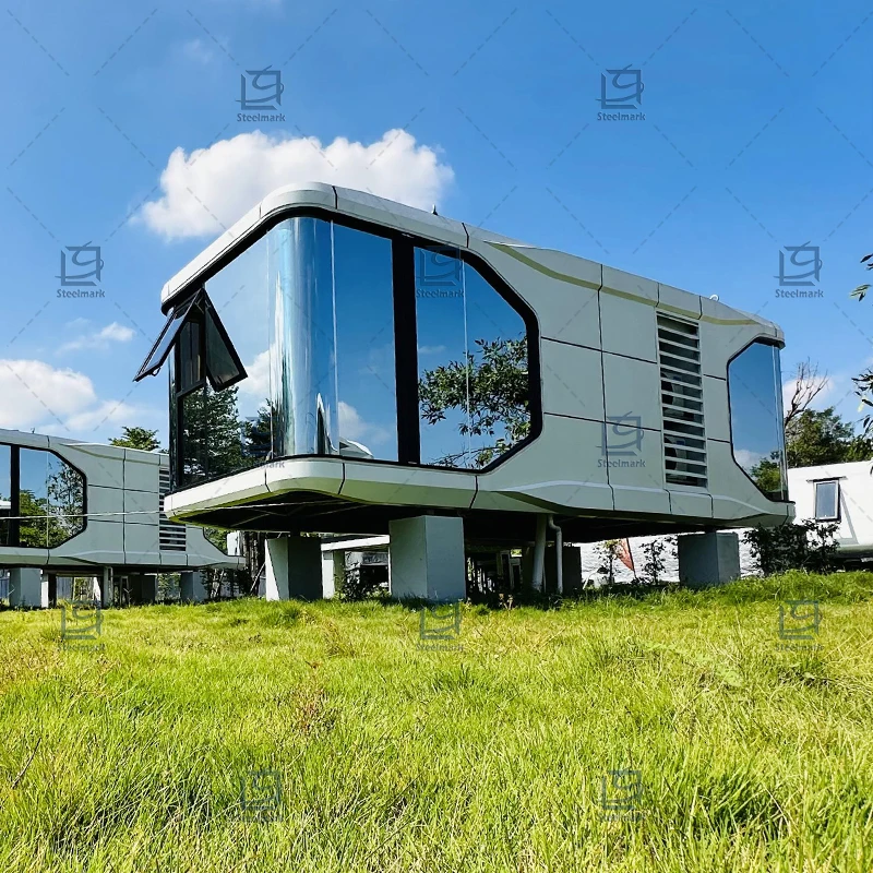 Prefabricated House Smart Control System Tiny Home Container House Space Capsule House