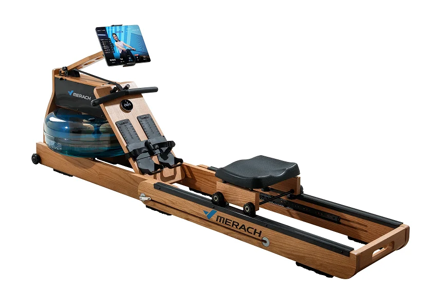 Merik Rowing Machine MERACH Water Rowing Machine - Foldable, Magnetic Resistance