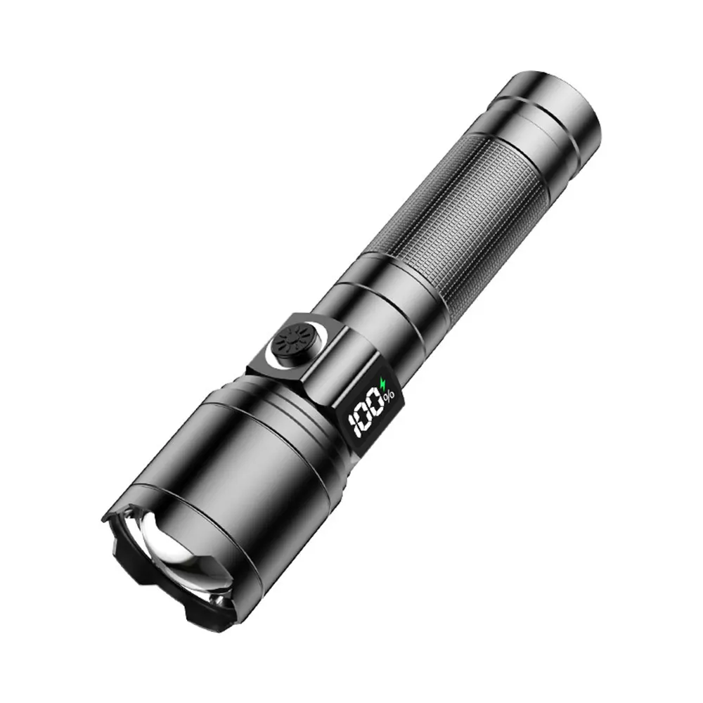 TAIKOO Zoomable LED Flashlight with 5 Lighting Modes for Hunting and Hiking Camping