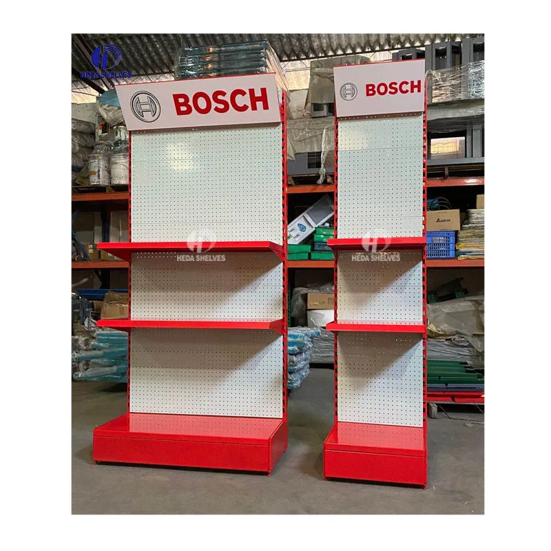 Customized Removable Free Standing Metal Display Stand Trading Rack Units for Shops Retail Steel China