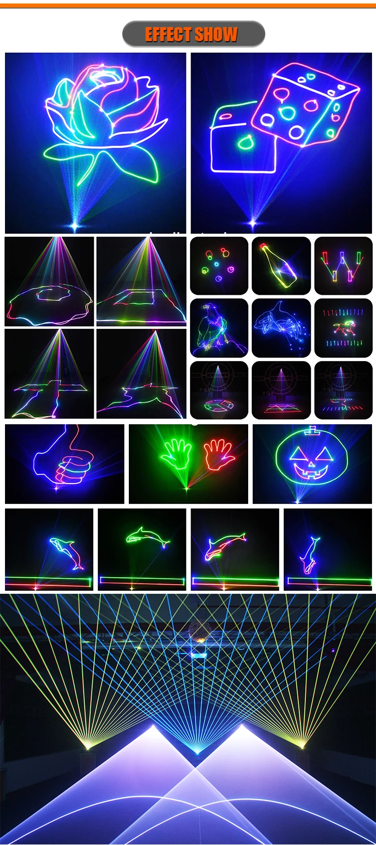 30w Sky Laser Light Ip65 Outdoor 30 Watt Rgb Laser Light Show Equipment