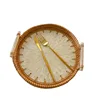 Panier en coquillage blanc