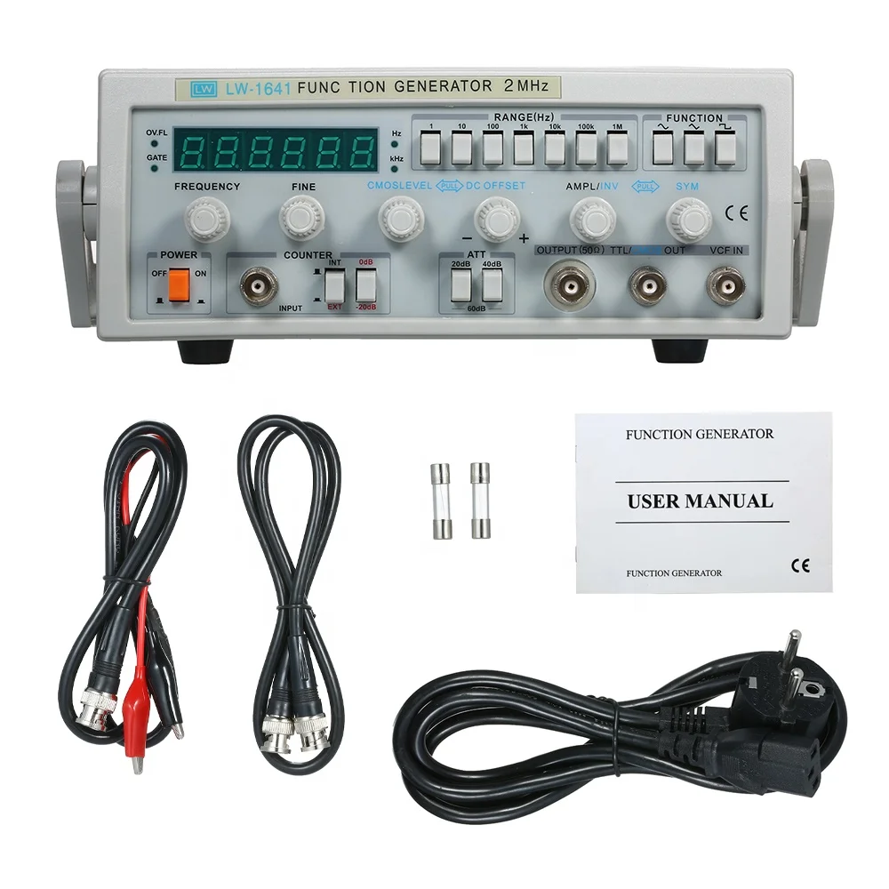 Details about   LW-1643 Digital Function Signal Generato 1Hz-30MHz Frequency Counter 220V New US 