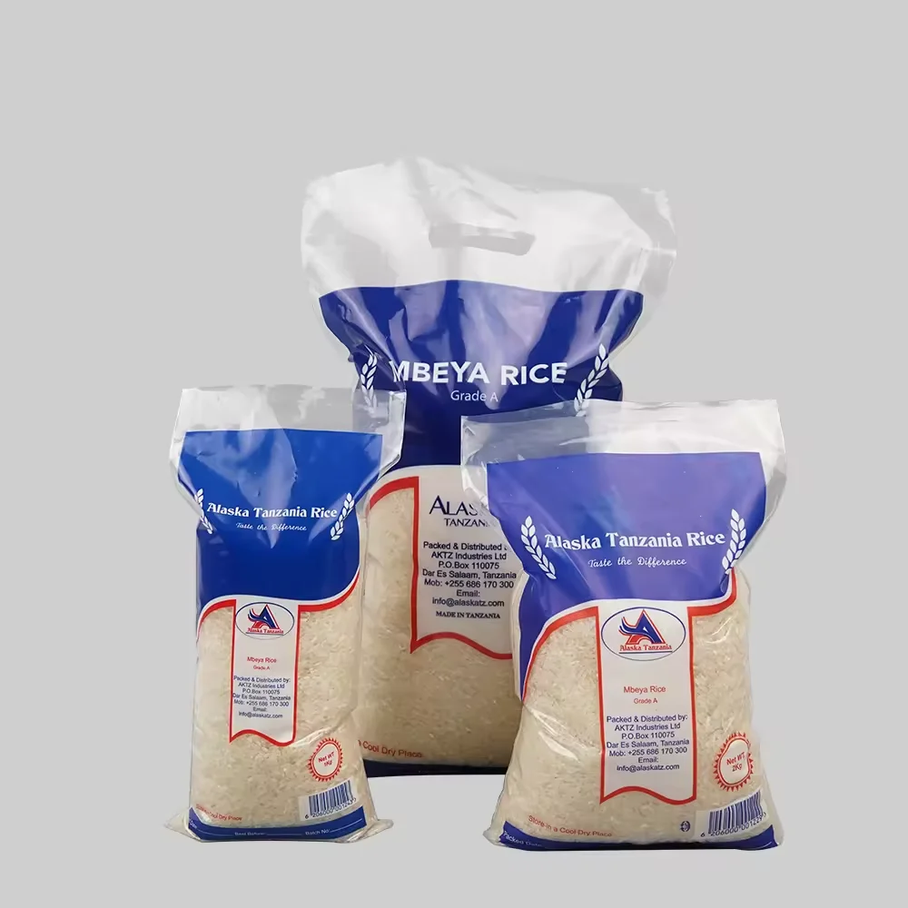 Customized Food Grade Plastic Rice Bag for 1kg 2kg Grain Food Packing ...