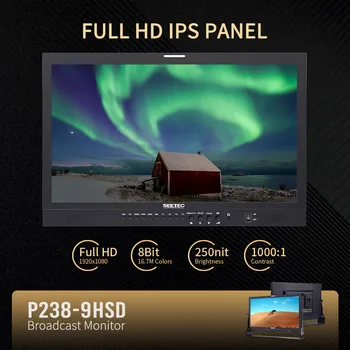 SEETEC P238-9HSD 23.8" Director Monitor with Peaking Focus, Safe Markers, Image Freeze/Flip, Ideal for Live Production detail image
