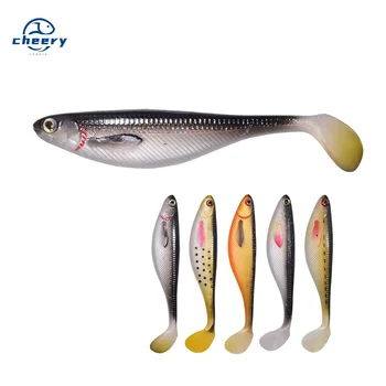 Cheery 100mm 6g Soft Fish Lure Custom Colors 3pcs Pack for Ocean Boat Lake Stream Fishing – Soft Lure – view 2