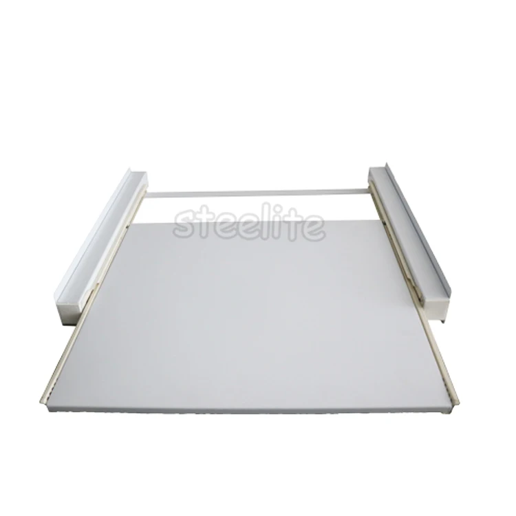 Steel and MDF Stacking Kit Washing Machine Draw Plate Connected Can Put Things on It Laundry Equipment Design