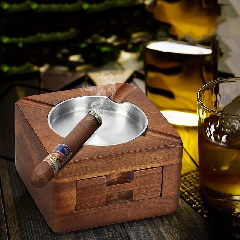 Posacenere In Ceramica Con Coperchio - Antivento Per Interni Ed Esterni, Design Elegante - Foto 6