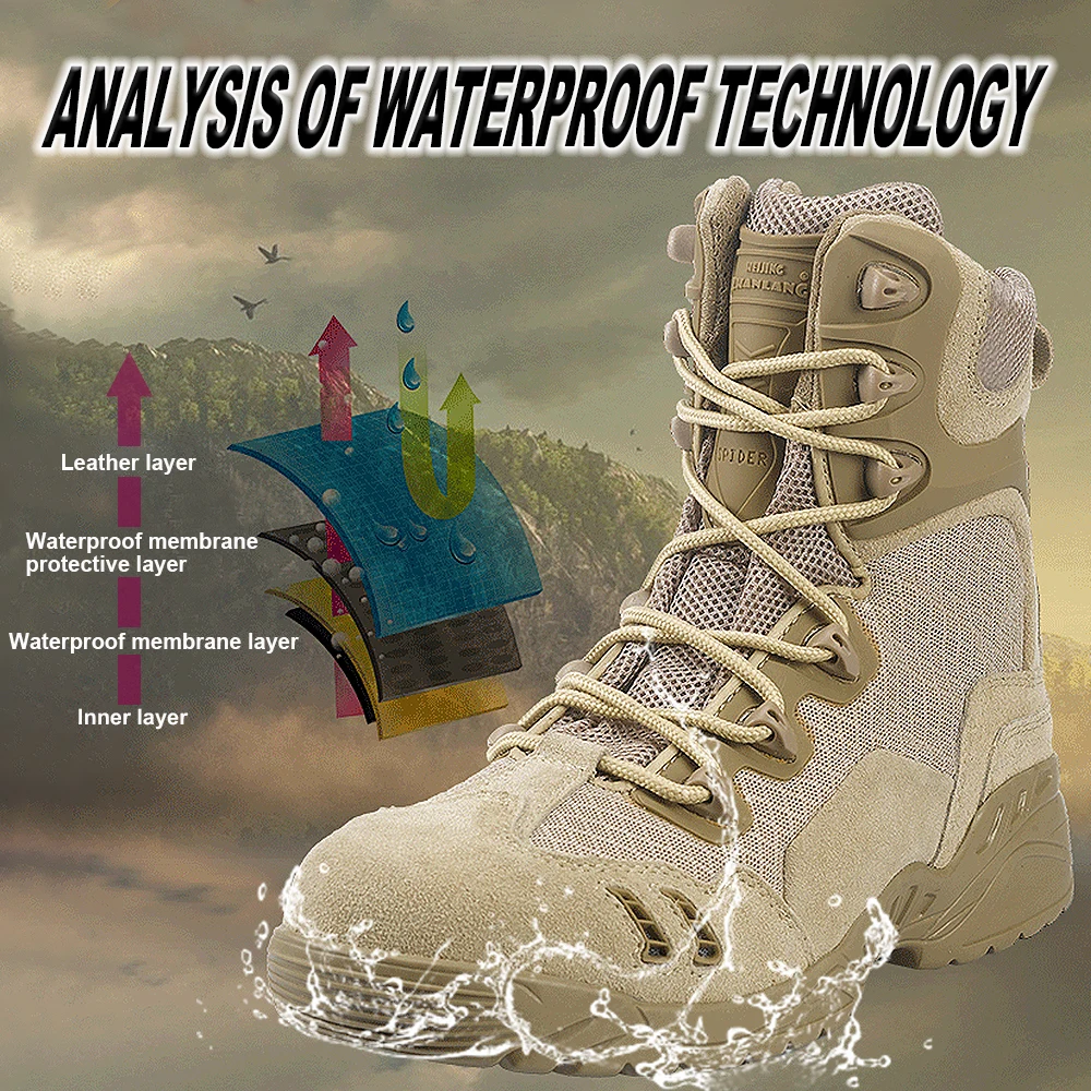 【美品】Tactical Boots 8.5インチ 約２6cm(送料無料) Amazon.com: FREE SOLDIER Men's Tactical Boots 8 Inches