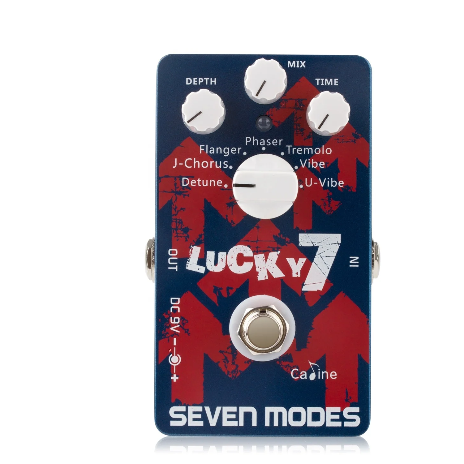 Caline CP-38 Lucky 7 Guitar Effect Pedal - Multi FX Pedal for