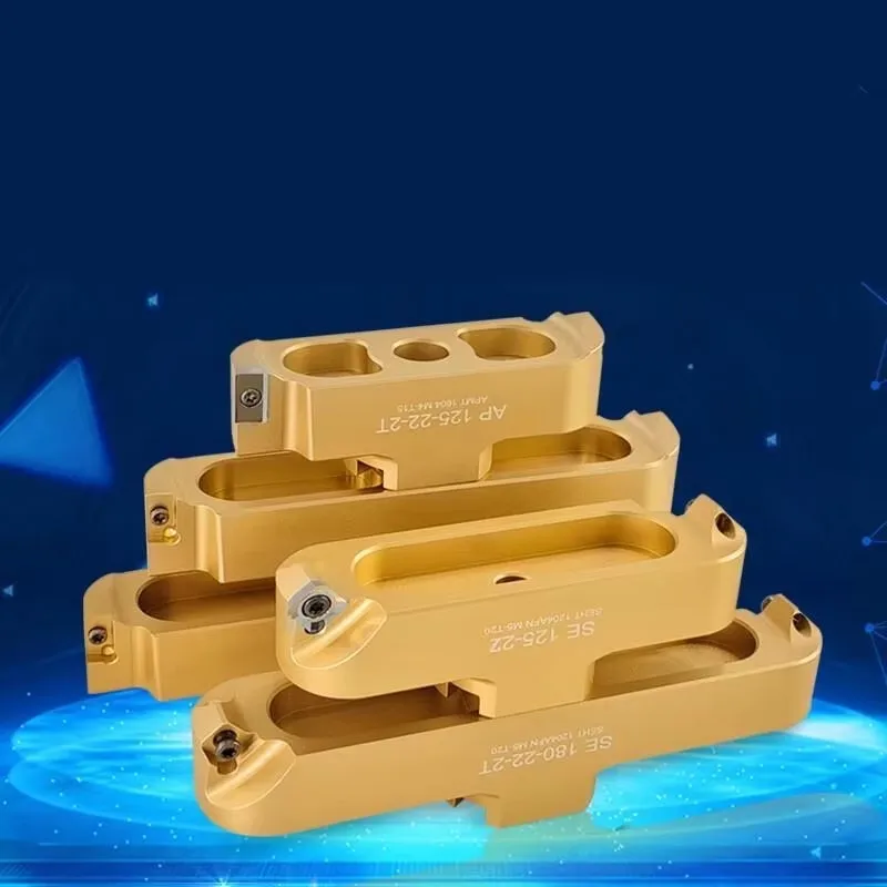 TEBAK 90 45 Degree Double Edge Bridge Type BT Standard Aluminum Surface End Mill Cutter Tool Right Angle Milling Head