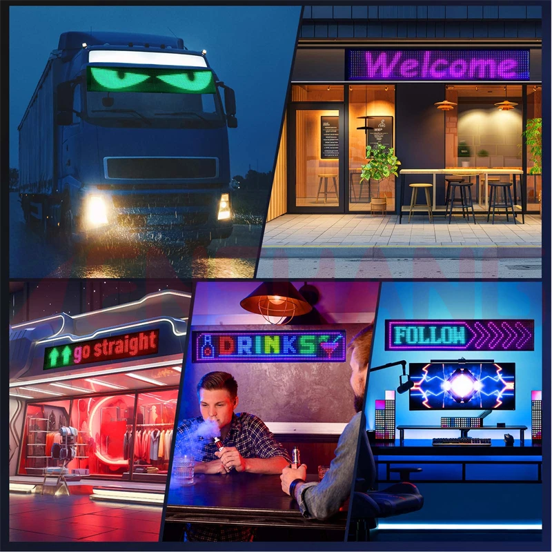 Outdoor Flexible Transparent Led Display Panel Adhesive Transparent Film Screen on Glass Window