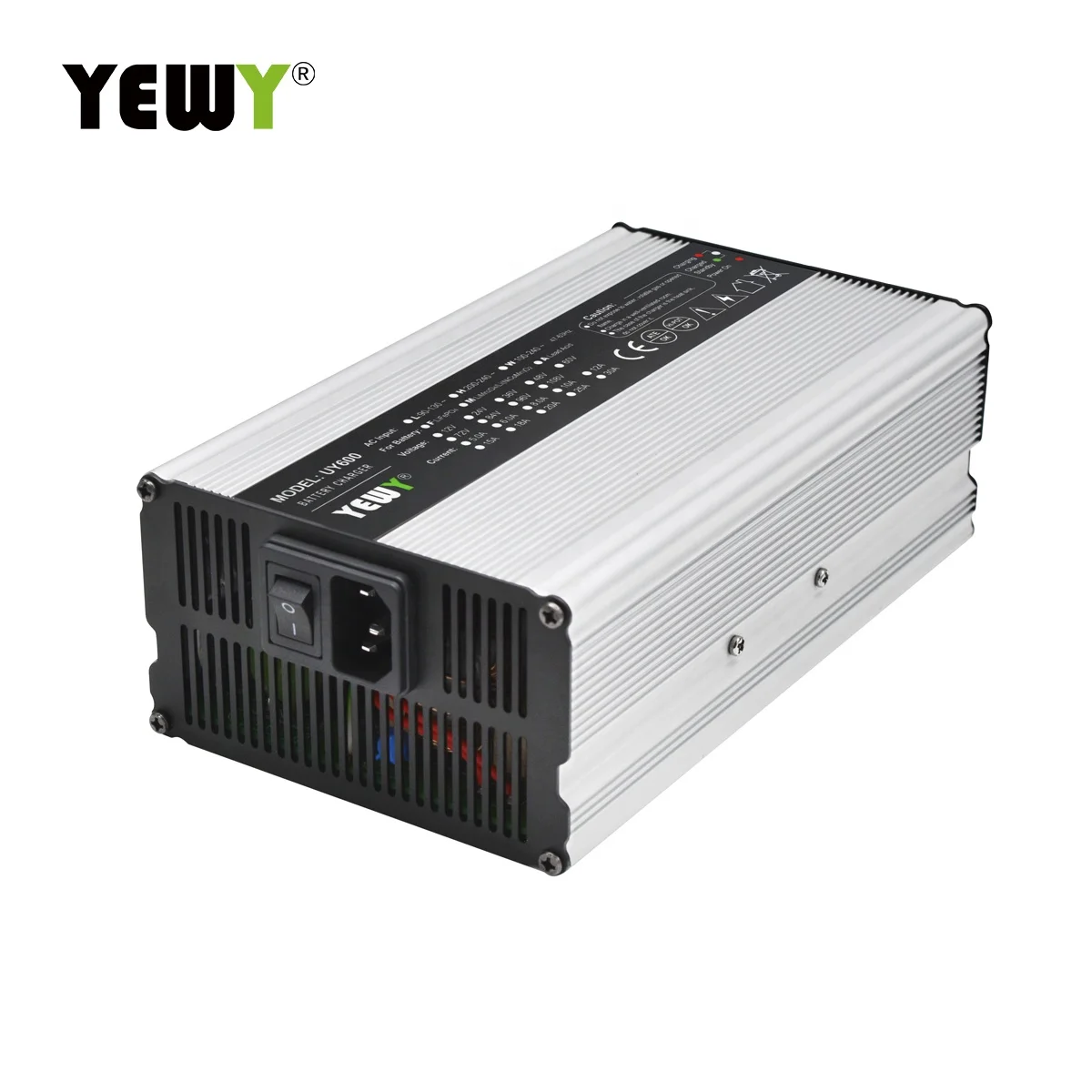 Smart 12V/30A 36V/12A 72V/6A Lithium Lifepo4 Battery Charger OEM Logo for Golf Cart Scooter Other Vehicles Input 110V/220V 5A