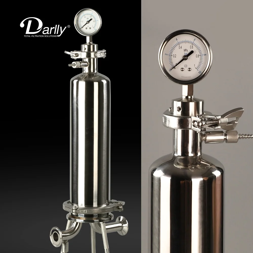 Фильтрование жидкостей и 2023 санитарно-10 дюймов фильтр для воды высокая эффективность фильтрующий картридж для винных бутылок очистки для очистки воды