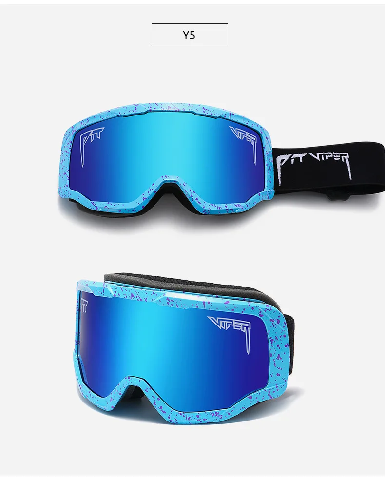 2022 Stylish Best Mirrored Antifog Outdoor Sports Snowboard Goggles