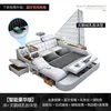Smart deluxe edition bed velvet fabric latex mattress