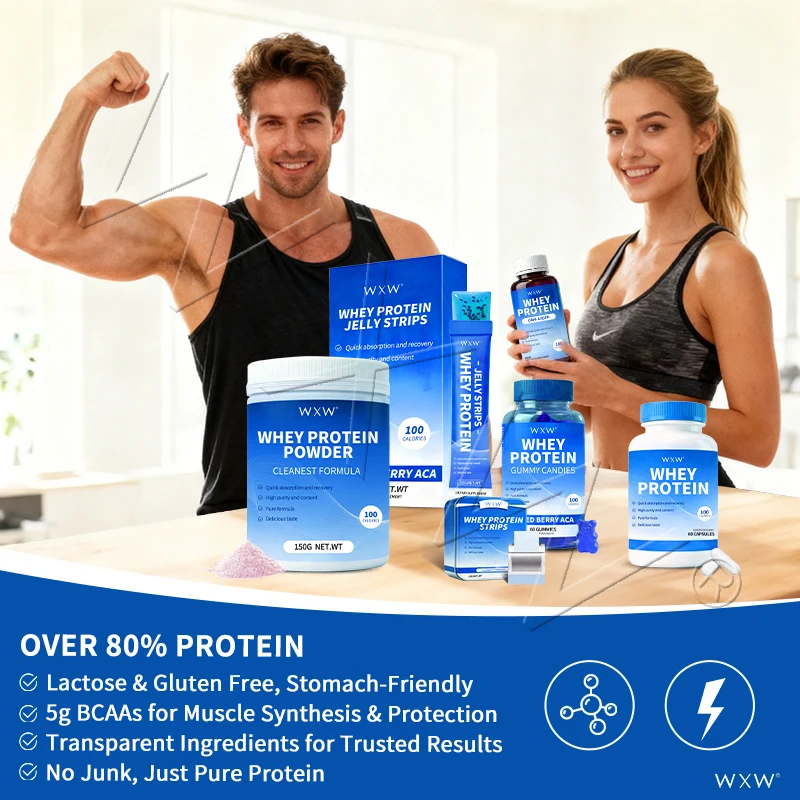 Private Label Whey Protein Isolate Strips Fast-Dissolving for Pre/Post Workout Recovery - Image 5