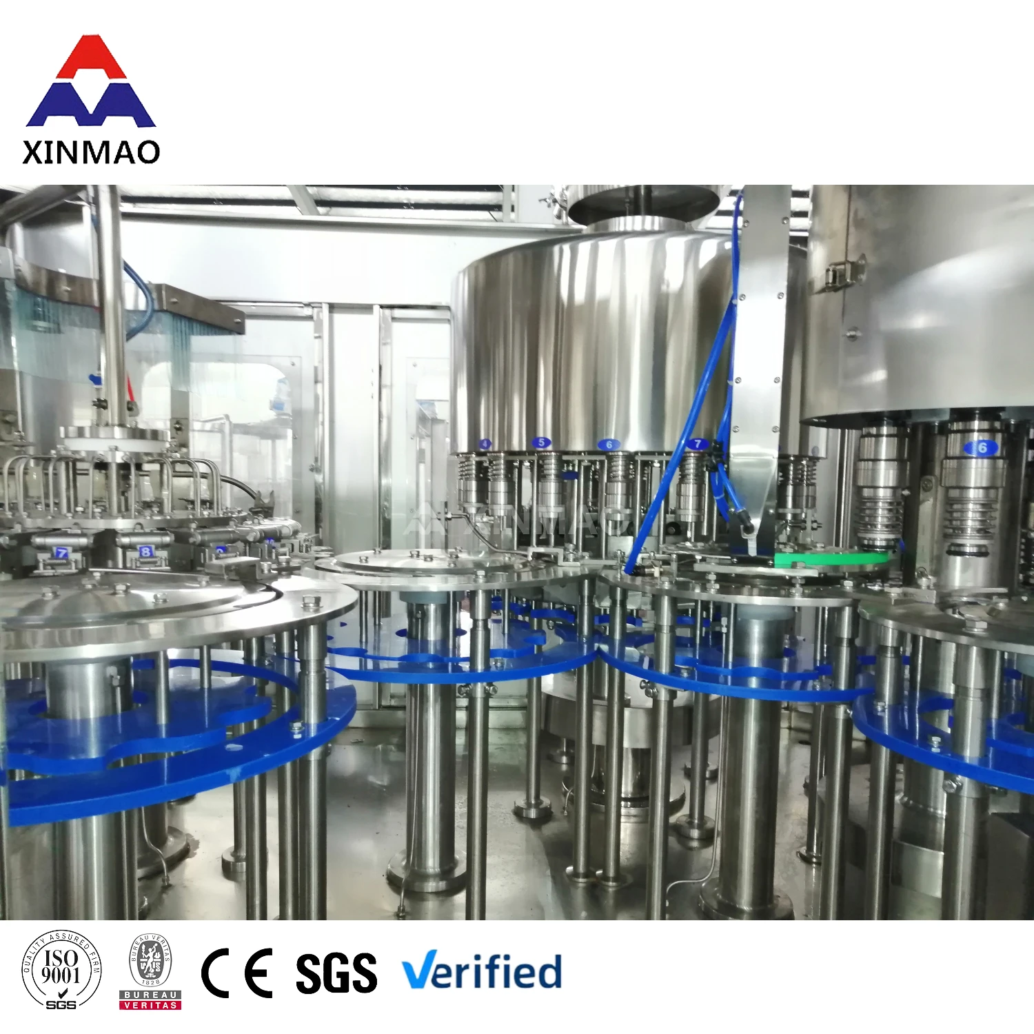 Filling Machine 3 in 1 Triblock for Mineral Water Filling Line Bottle Filling Machines