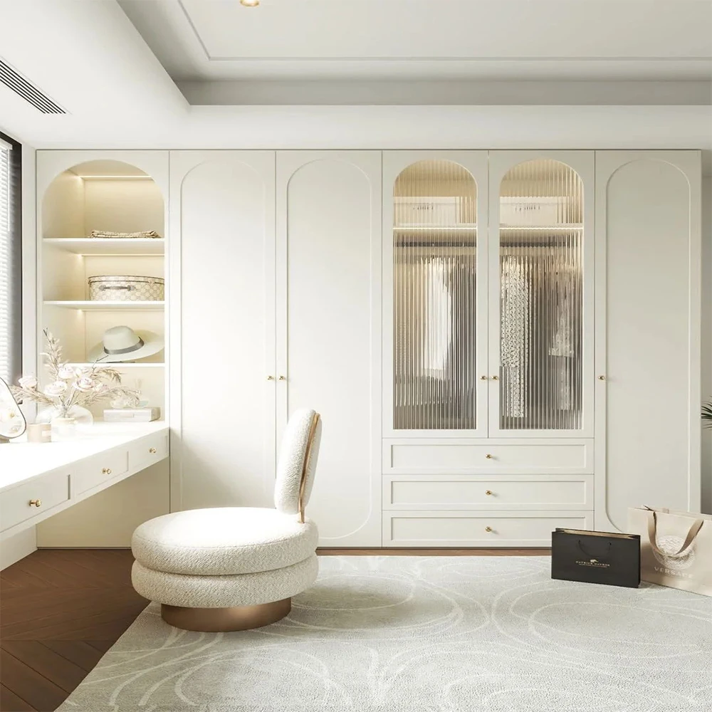Customized Wardrobe in White